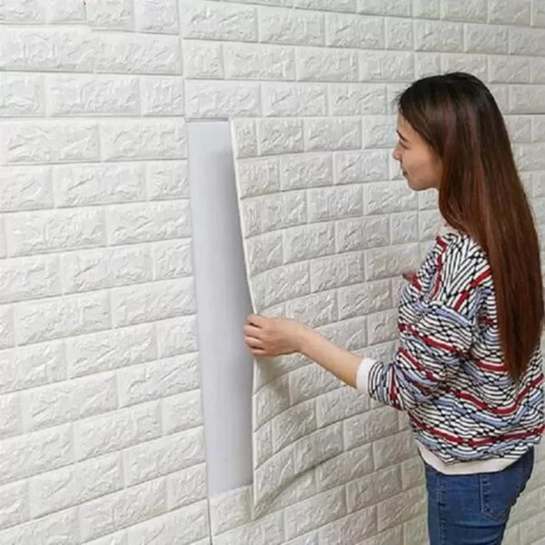 10 pièces Papier de mur adhesif 3d