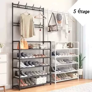 Porte chaussures et manteau 5 Étages – Image 1