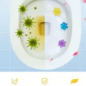 Gel Tampon de Nettoyage de Toilettes à Fleurs – Image 6