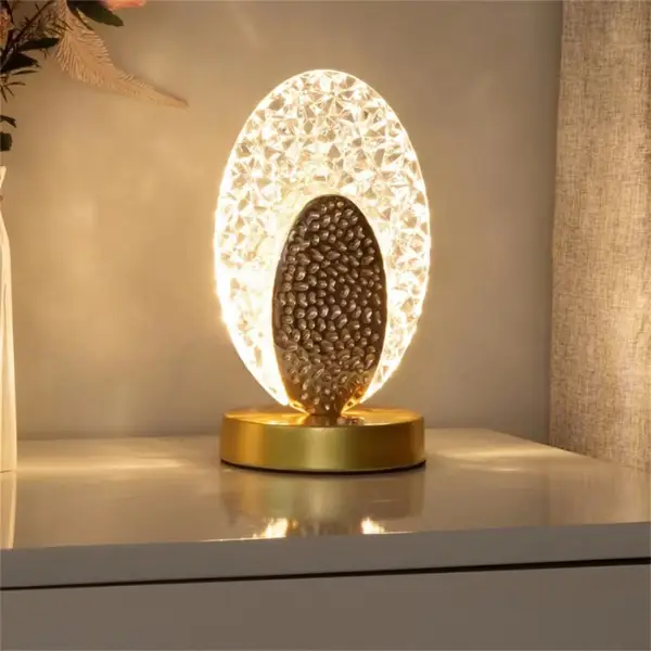 Lampe de table Crystal- 3 Couleurs