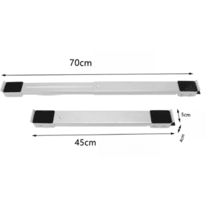 Support de Machine à laver avec support de Base réglable à roulettes – Image 2