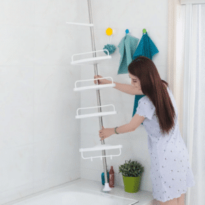 Étagère Réglable Télescopique en Acier Inoxydable – Image 1