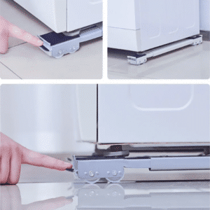 Support de Machine à laver avec support de Base réglable à roulettes – Image 6