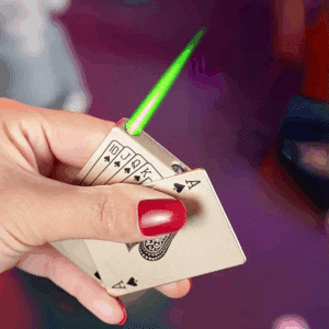 Briquet à Jet de Poker – Flamme Verte Puissante – Image 5